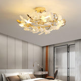 Gingko Rotating Flush Mount – Ambient Illumination in Luxury Interior Setting View 6