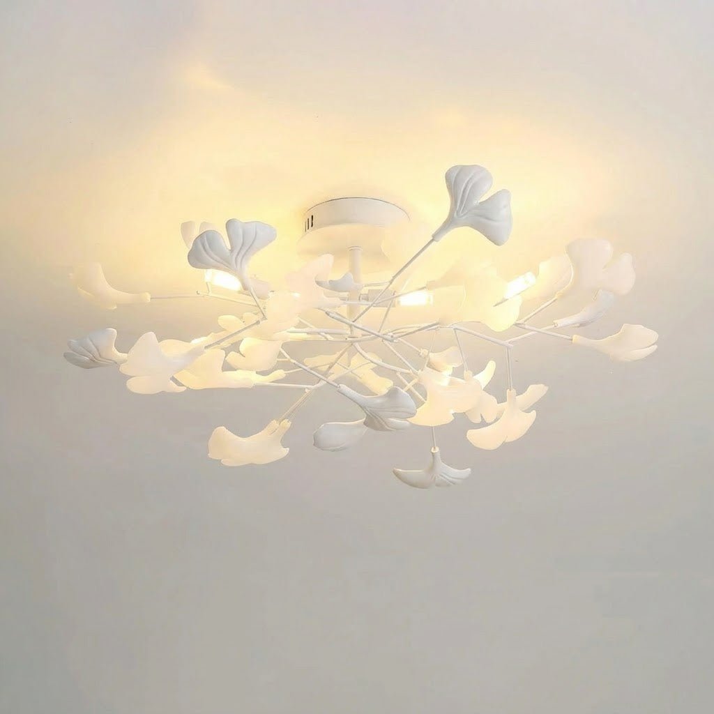 Gingko Rotating Flush Mount – Ambient Illumination in Luxury Interior Setting View 23