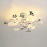 Gingko Rotating Flush Mount – Ambient Illumination in Luxury Interior Setting View 24