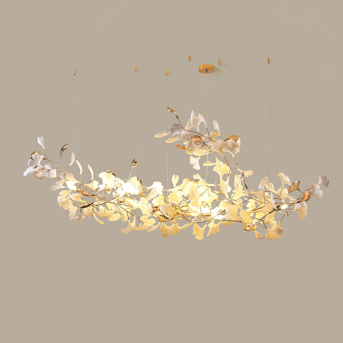 Ginkgo Cloud Chandelier – Ambient Illumination in Luxury Interior Setting View 15