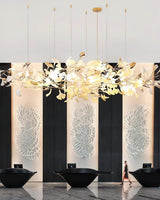 Ginkgo Cloud Chandelier – Ambient Illumination in Luxury Interior Setting View 9