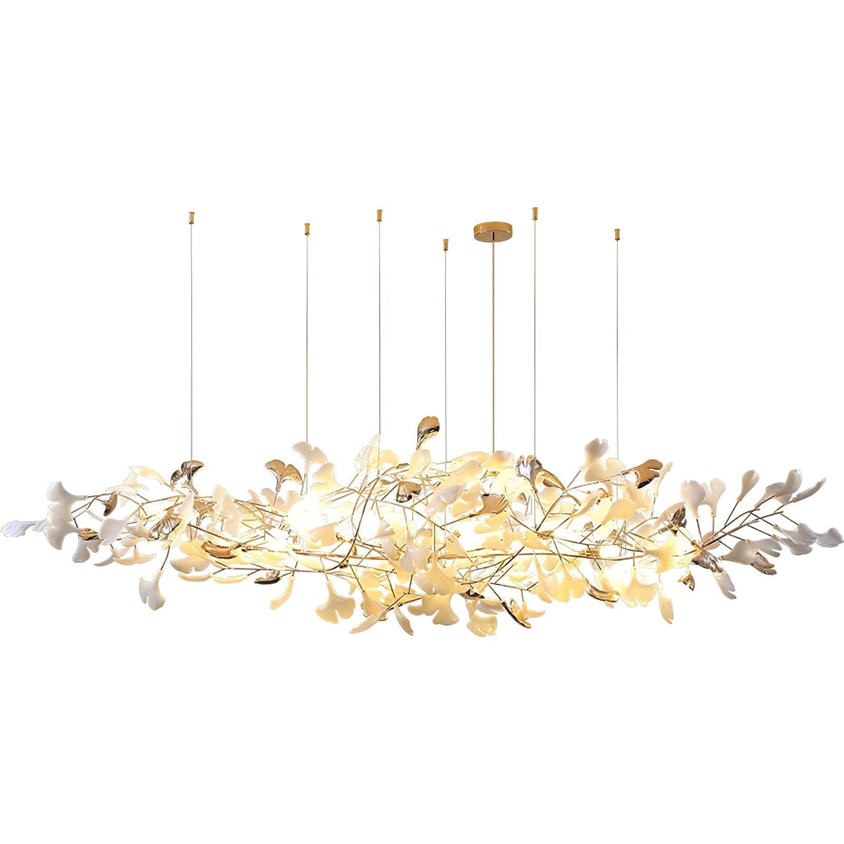 Ginkgo Cloud Chandelier – Ambient Illumination in Luxury Interior Setting View 13
