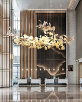 Ginkgo Cloud Chandelier – Ambient Illumination in Luxury Interior Setting View 12