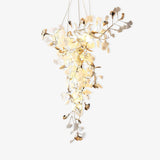 Ginkgo Vine Chandelier – Handcrafted Architectural Luxury Lighting Fixture