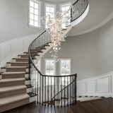 Ginkgo Vine Chandelier – Ambient Illumination in Luxury Interior Setting View 10