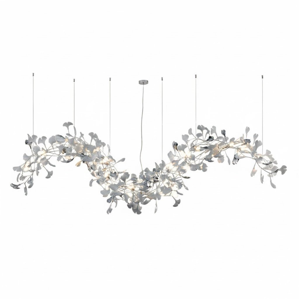 Ginkgo Vine Chandelier – Ambient Illumination in Luxury Interior Setting View 20