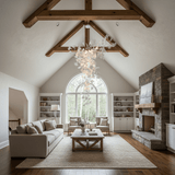 Ginkgo Vine Chandelier – Ambient Illumination in Luxury Interior Setting View 15