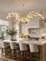 Ginkgo Vine Chandelier – Ambient Illumination in Luxury Interior Setting View 5
