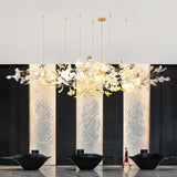 Ginkgo Cloud Chandelier – Handcrafted Material Texture and Detail View