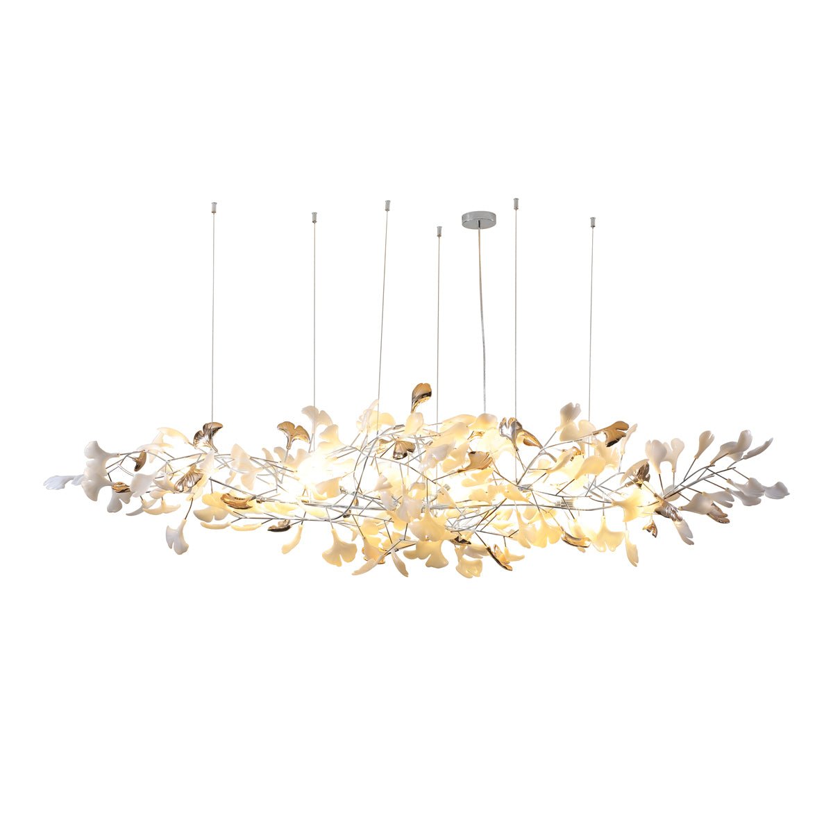 Ginkgo Cloud Chandelier – Ambient Illumination in Luxury Interior Setting View 17
