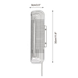 Glacium Plug-in Cast Glass Sconce – macro detail view