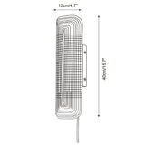 Glacium Plug-in Cast Glass Sconce – illuminated warm ambiance setting