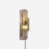 Glacium Plug-in Cast Glass Sconce