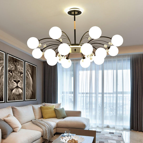 Glamorous Glass Raindrop Chandeliers Curated Mou