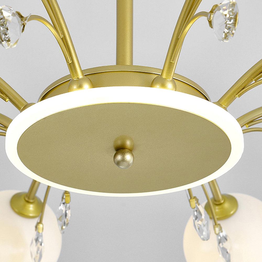 Glamorous Glass Raindrop Chandeliers Curated Mou – structural canopy joint detail