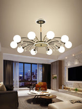 Glamorous Glass Raindrop Chandeliers Curated Mou – illuminated warm ambiance setting