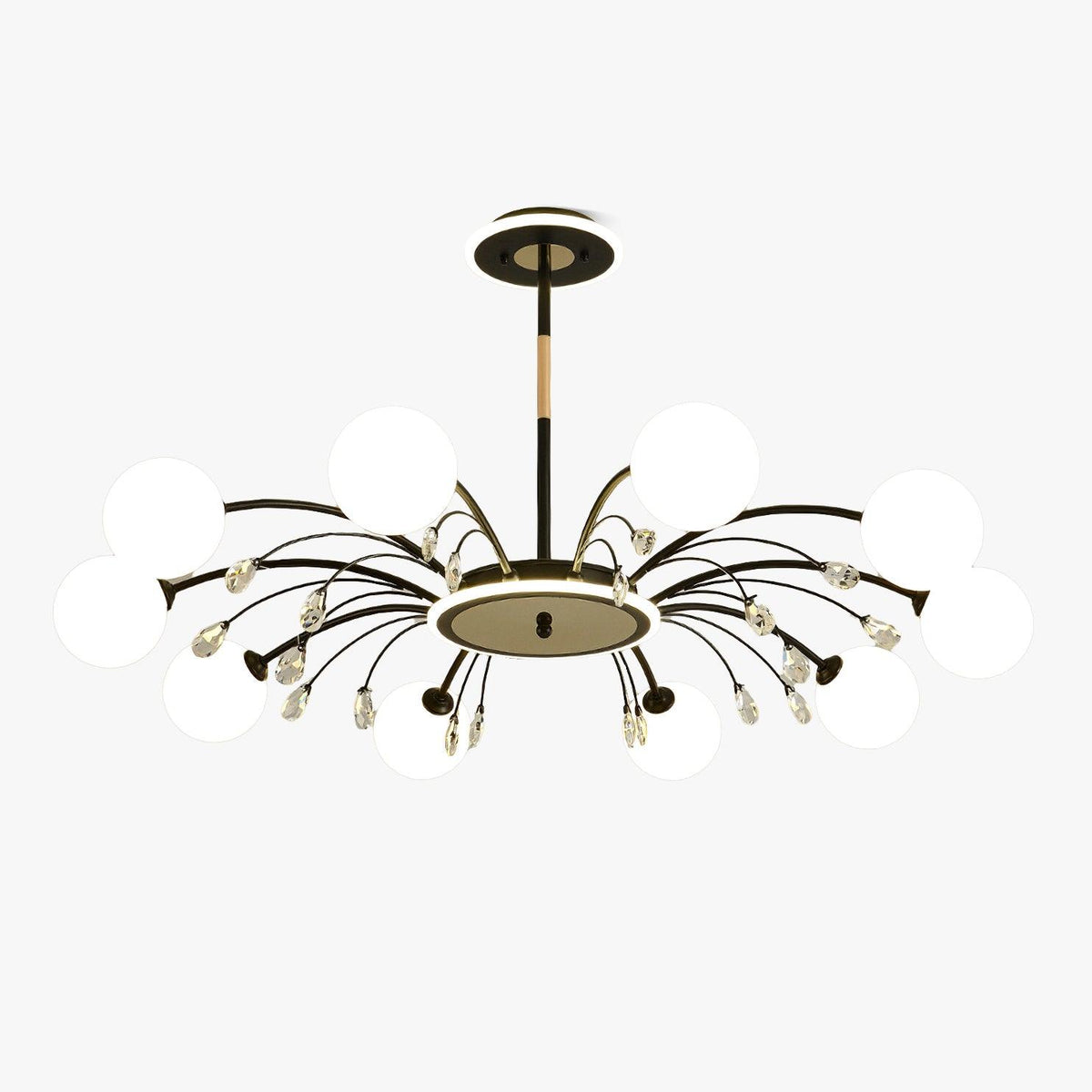 Glamorous Glass Raindrop Chandeliers Curated Mou – Mouth-Blown Frosted Glass Chandelier