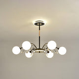 Glamorous Glass Raindrop Chandeliers Curated Mou – 6 Heads: ∅ 27.6 x H 19.7  Dia 70cm x H 5 finish configuration
