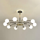 Glamorous Glass Raindrop Chandeliers Curated Mou – 6 Heads: ∅ 27.6 x H 19.7  Dia 70cm x H 5 finish configuration #1