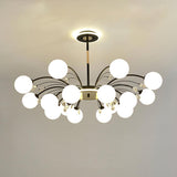 Glamorous Glass Raindrop Chandeliers Curated Mou – 16 Heads: ∅ 39.4 x H 19.7  Dia 100cm x H finish configuration #1