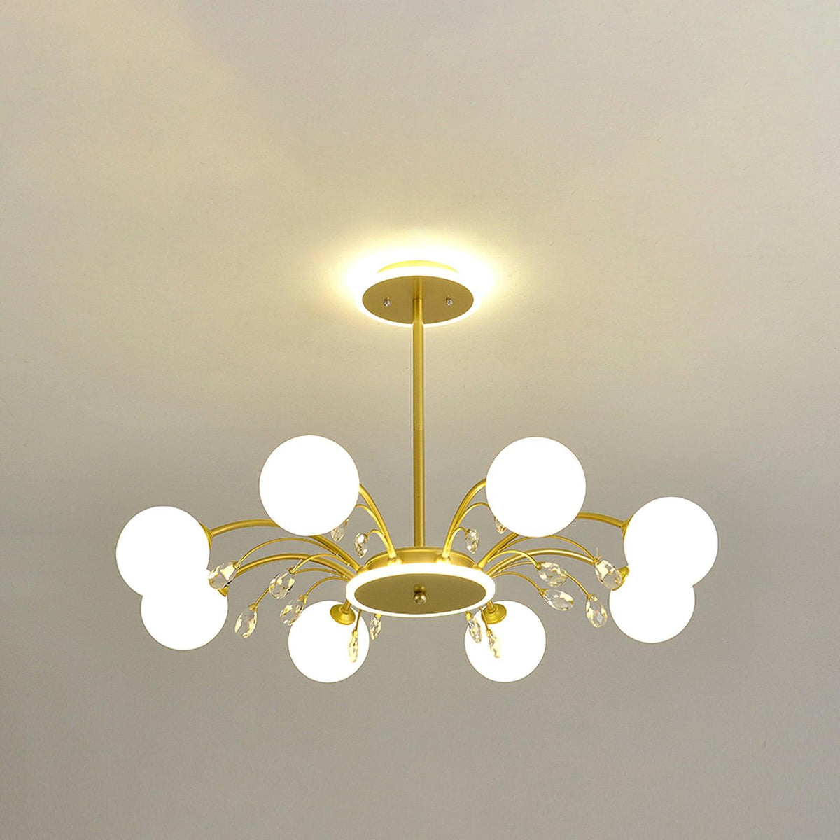 Glamorous Glass Raindrop Chandeliers Curated Mou – 12 Heads: ∅ 39.4 x H 19.7  Dia 100cm x H finish configuration