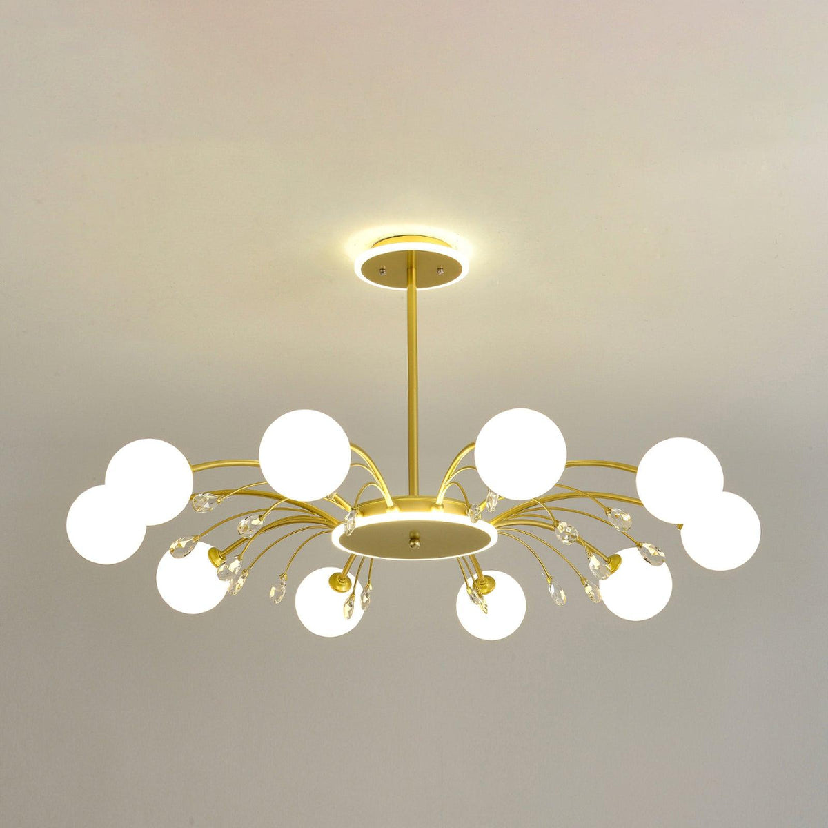 Glamorous Glass Raindrop Chandeliers Curated Mou – 16 Heads: ∅ 39.4 x H 19.7  Dia 100cm x H finish configuration
