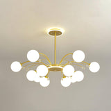 Glamorous Glass Raindrop Chandeliers Curated Mou – 8 Heads: ∅ 31.5 x H 19.7  Dia 80cm x H 5 finish configuration #1