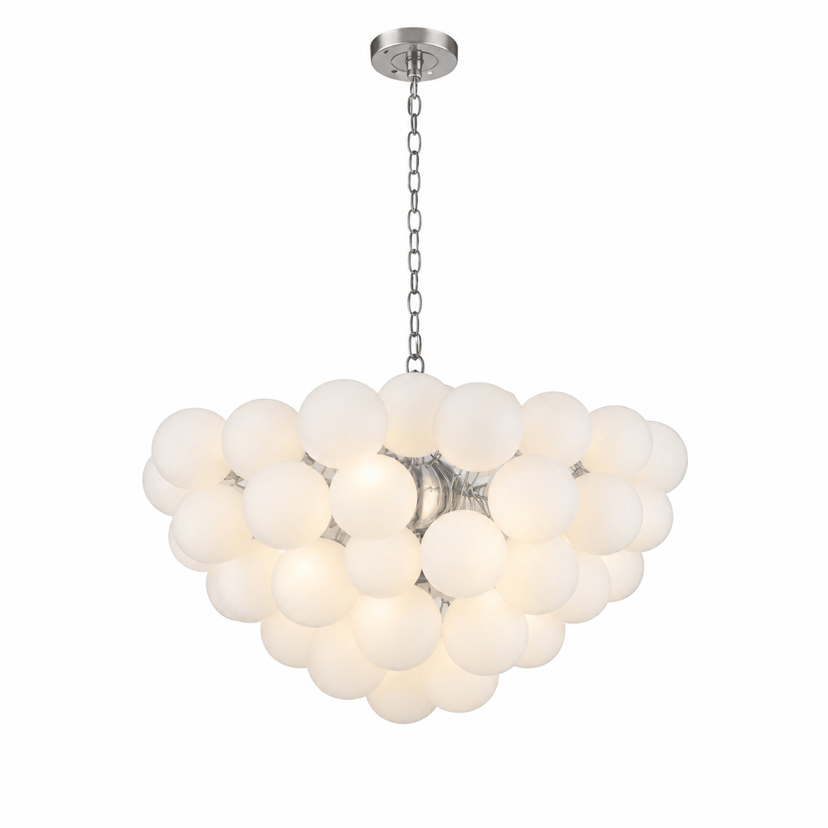 Glass Ball Bubble Curated Mouth-Blown Frosted Gl – 8-lights ∅ 32.3 x H 22.8 finish configuration