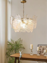 Glass Disc Curated Mouth-Blown Frosted Glass Cha – handcrafted surface texture