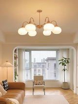 Glass Persimmon Curated Mouth-Blown Frosted Glas – side angled contour profile