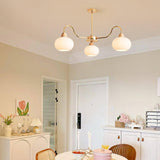 Glass Persimmon Curated Mouth-Blown Frosted Glas – illuminated warm ambiance setting