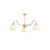 Glass Persimmon Curated Mouth-Blown Frosted Glas – illuminated warm ambiance setting #1