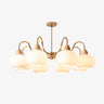 Glass Persimmon Curated Mouth-Blown Frosted Glas