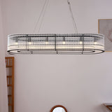 Glass Tube Ring Chandelier – Ambient Illumination in Luxury Interior Setting View 9