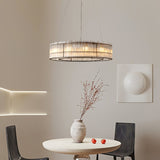 Glass Tube Ring Chandelier – Handcrafted Material Texture and Detail View