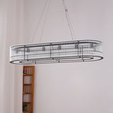 Glass Tube Ring Chandelier – Ambient Illumination in Luxury Interior Setting View 12