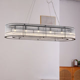 Glass Tube Ring Chandelier – Ambient Illumination in Luxury Interior Setting View 13