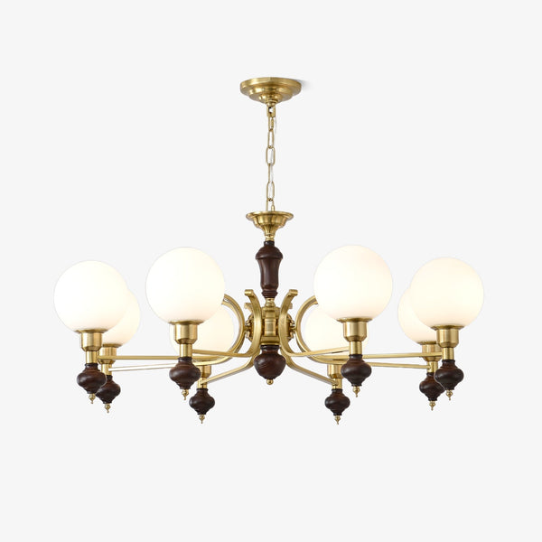 Globe Orb Curated Mouth-Blown Frosted Glass Chan