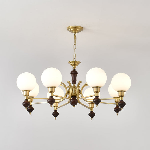 Globe Orb Curated Mouth-Blown Frosted Glass Chan