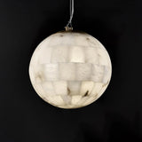 Spanish Alabaster Pendant Light View 9 | Globus Alabaster Pendant Light | JINSHE | JINSHE
