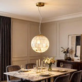 Spanish Alabaster Pendant Light View 3 | Globus Alabaster Pendant Light | JINSHE | JINSHE