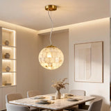 Spanish Alabaster Pendant Light View 8 | Globus Alabaster Pendant Light | JINSHE | JINSHE