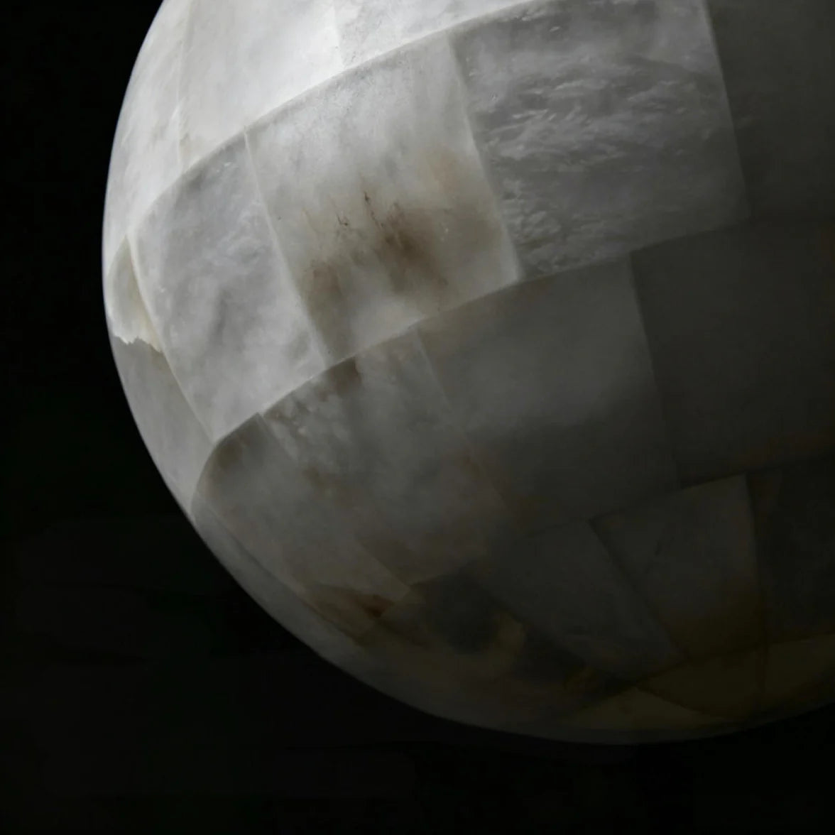 Spanish Alabaster Pendant Light View 10 | Globus Alabaster Pendant Light | JINSHE | JINSHE