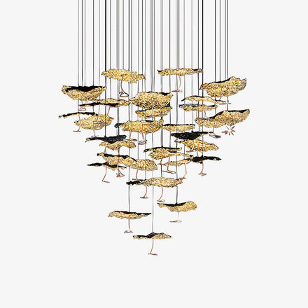 Brass Aviary Chandelier