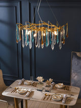 Gold Round Teardrop Curated Mouth-Blown Frosted – architectural ceiling profile