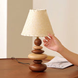 Grainelle Curated Iron & Glass Table Lamp installed in residential dining space