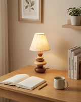 Grainelle Curated Iron & Glass Table Lamp – dimensional scale reference