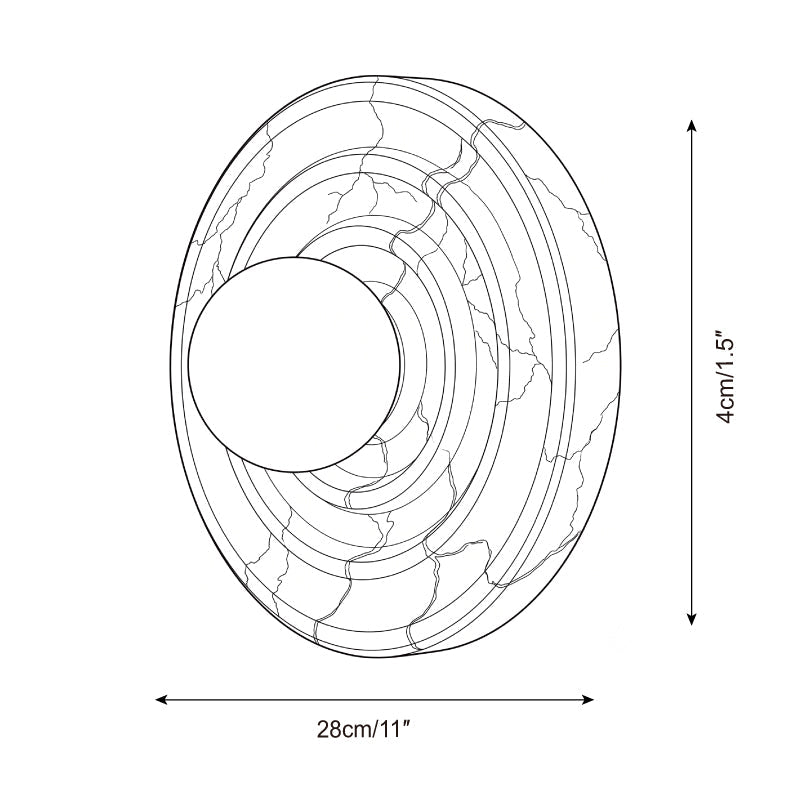 Grove Alabaster Curated Alabaster Wall Sconce