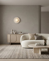 Grove Alabaster Curated Alabaster Wall Sconce – dimensional scale reference
