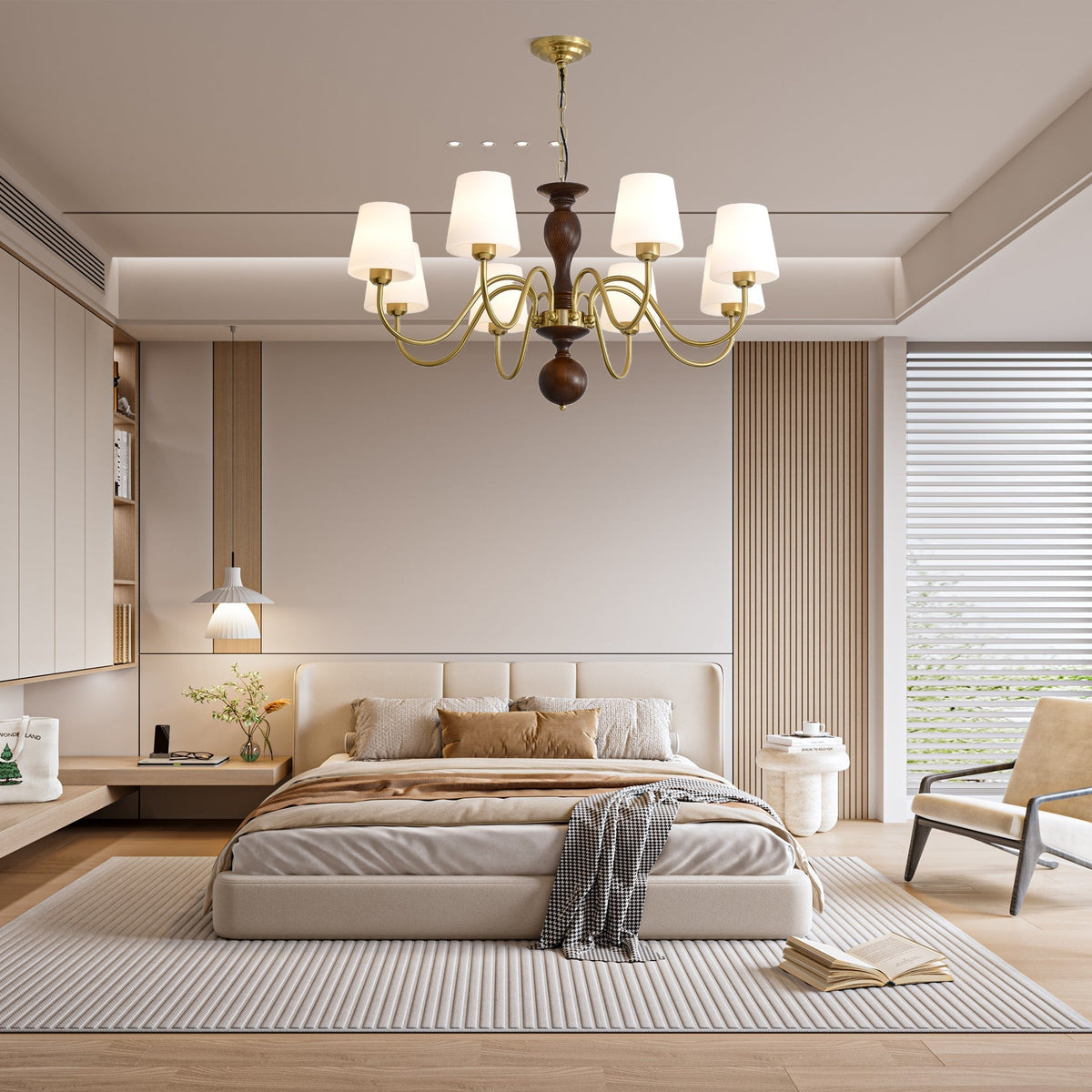 Grove Haven Chandelier – Ambient Illumination in Luxury Interior Setting View 3